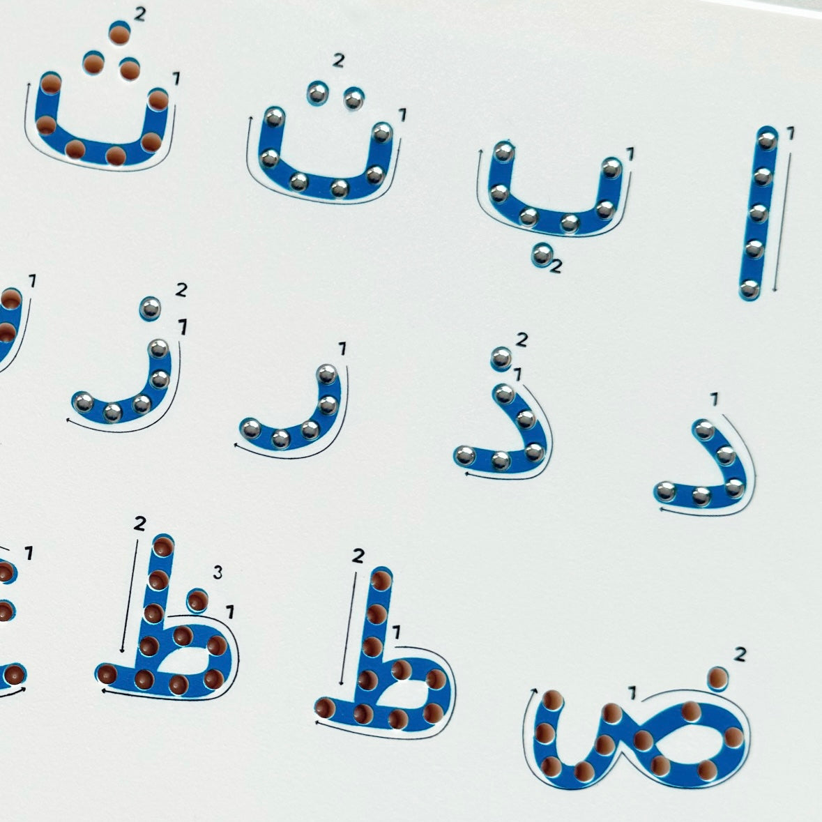 Arabic Alphabet Tracing Magnetic Board