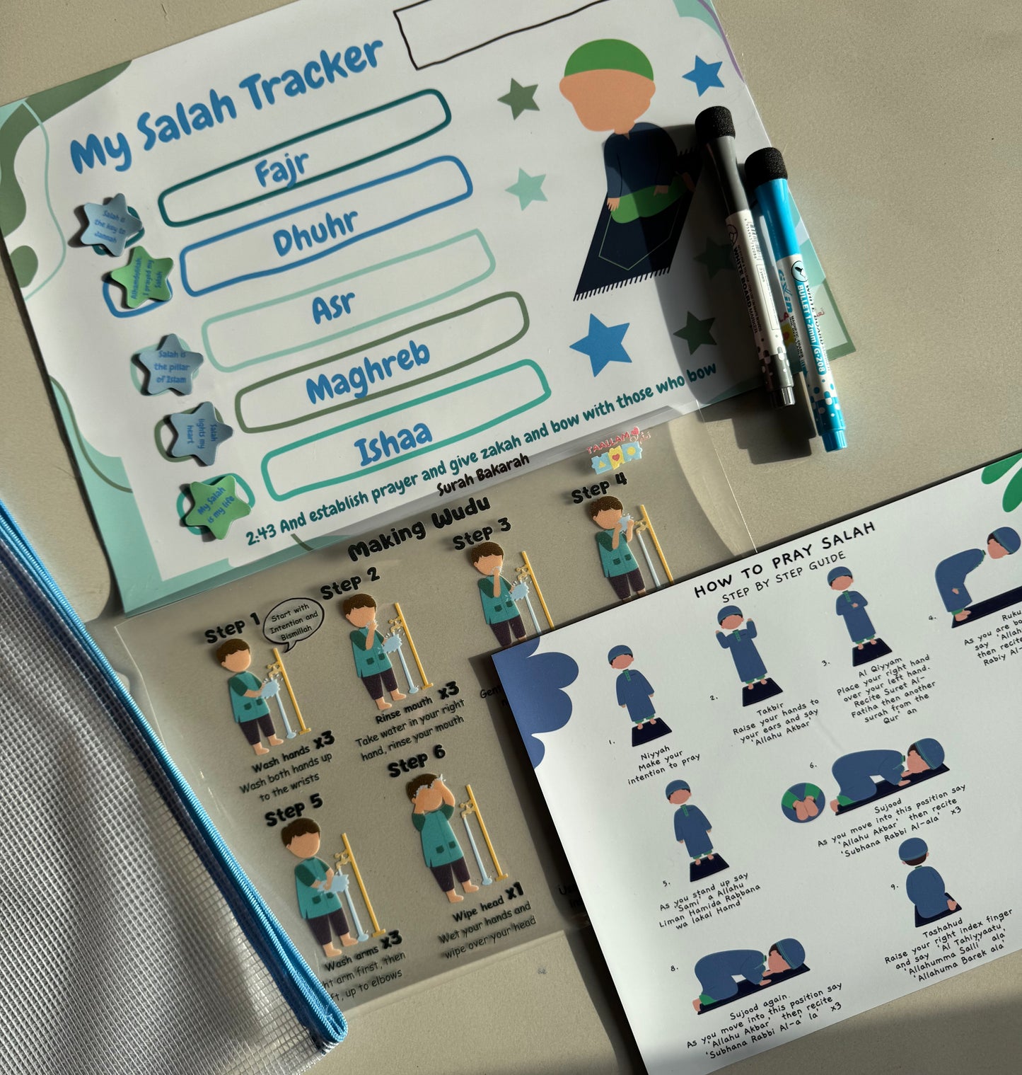 Bundle My Salah Kit- Pink and Blue