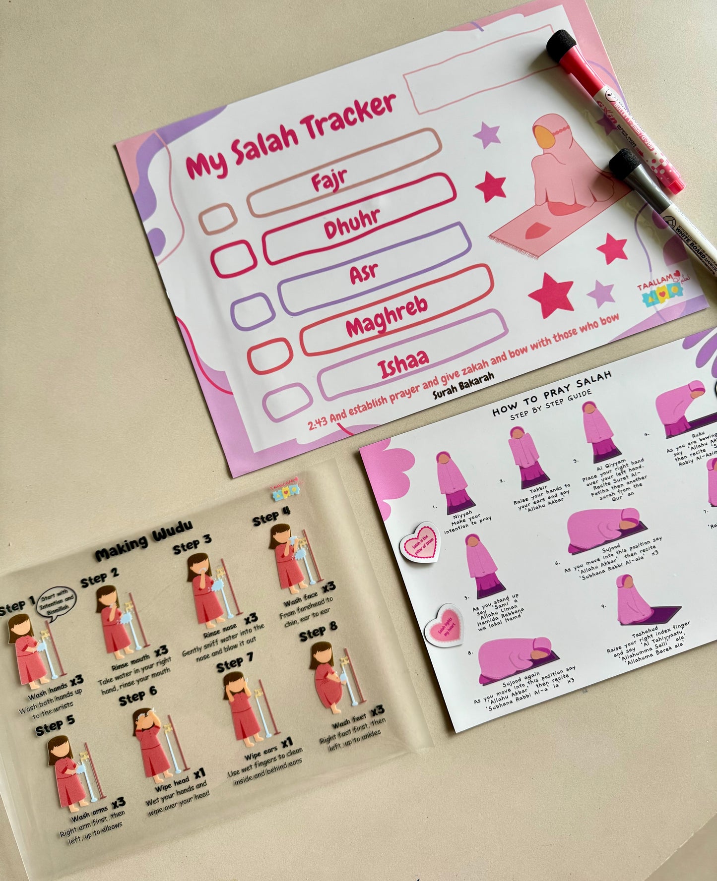 Bundle My Salah Kit- Pink and Blue