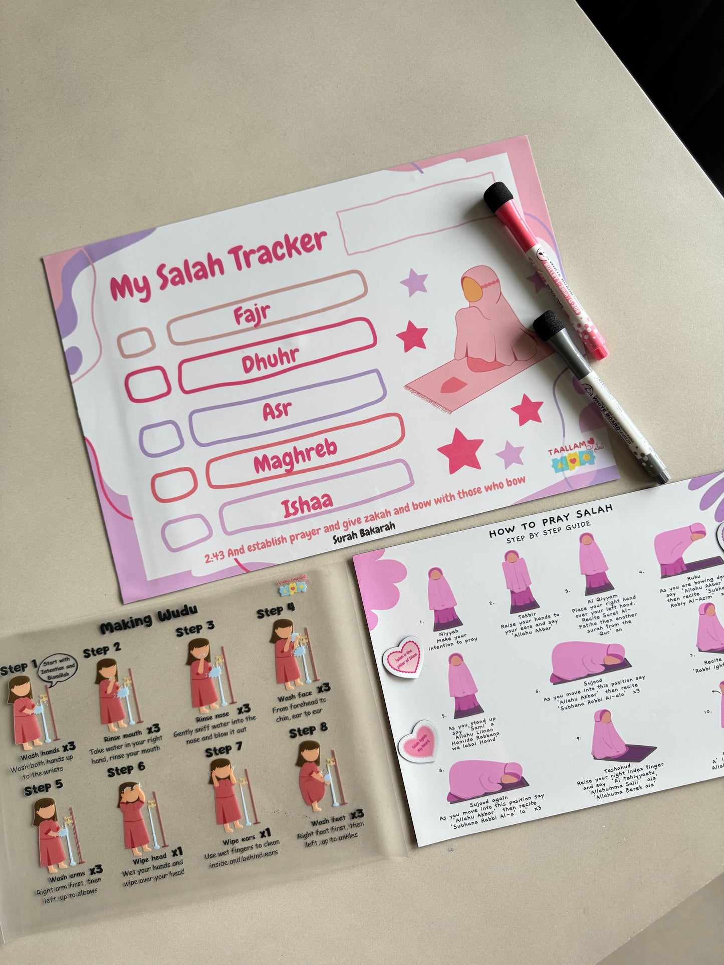 Bundle My Salah Kit- Pink and Blue