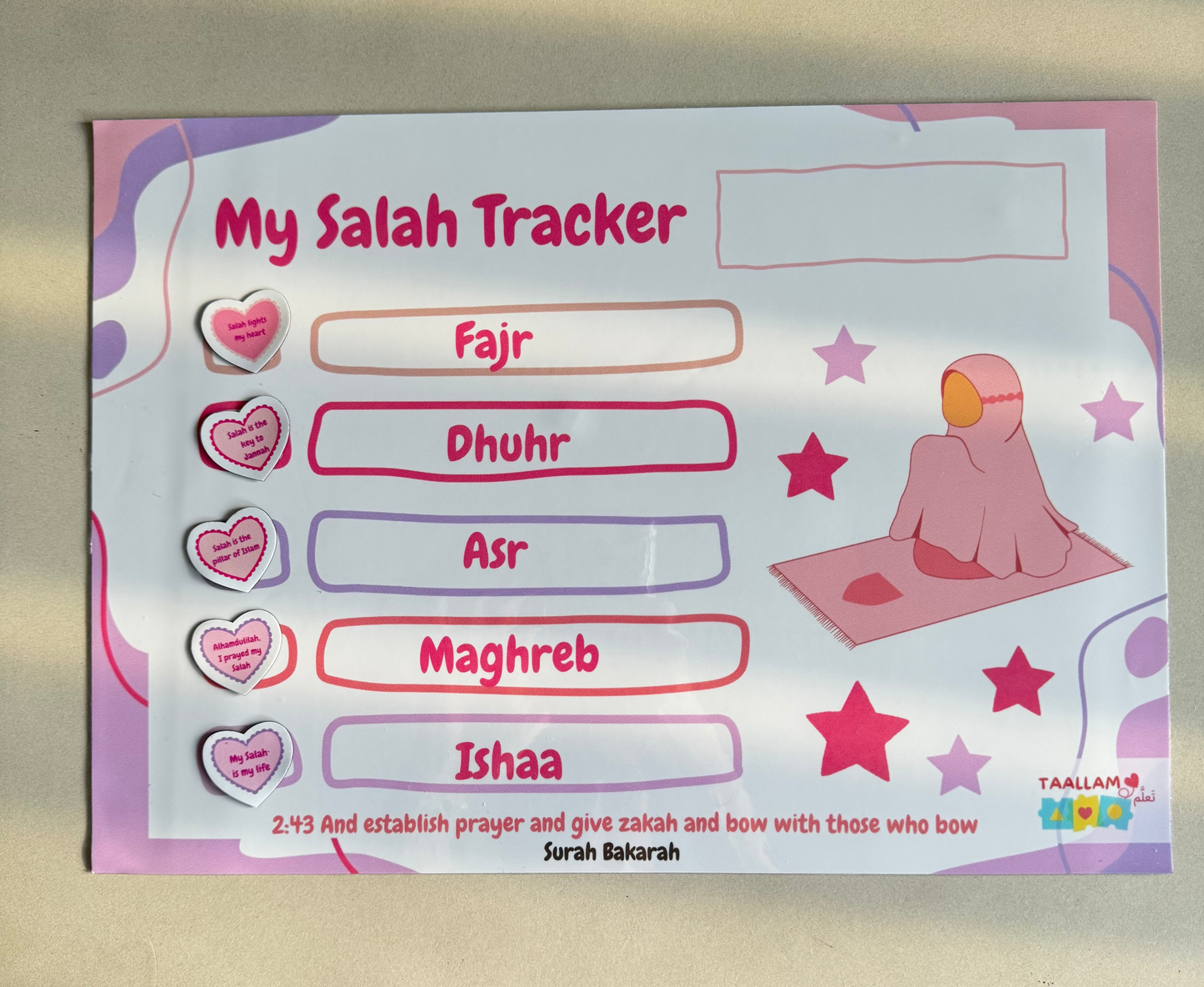 Bundle My Salah Kit- Pink and Blue