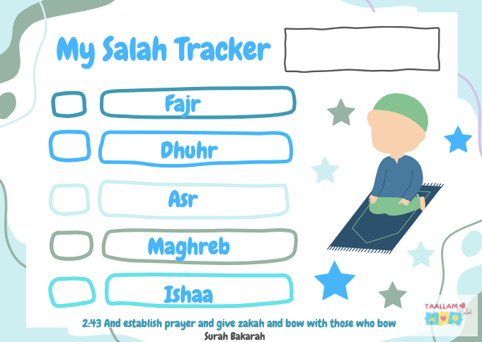 My Salah Tracker - Pink
